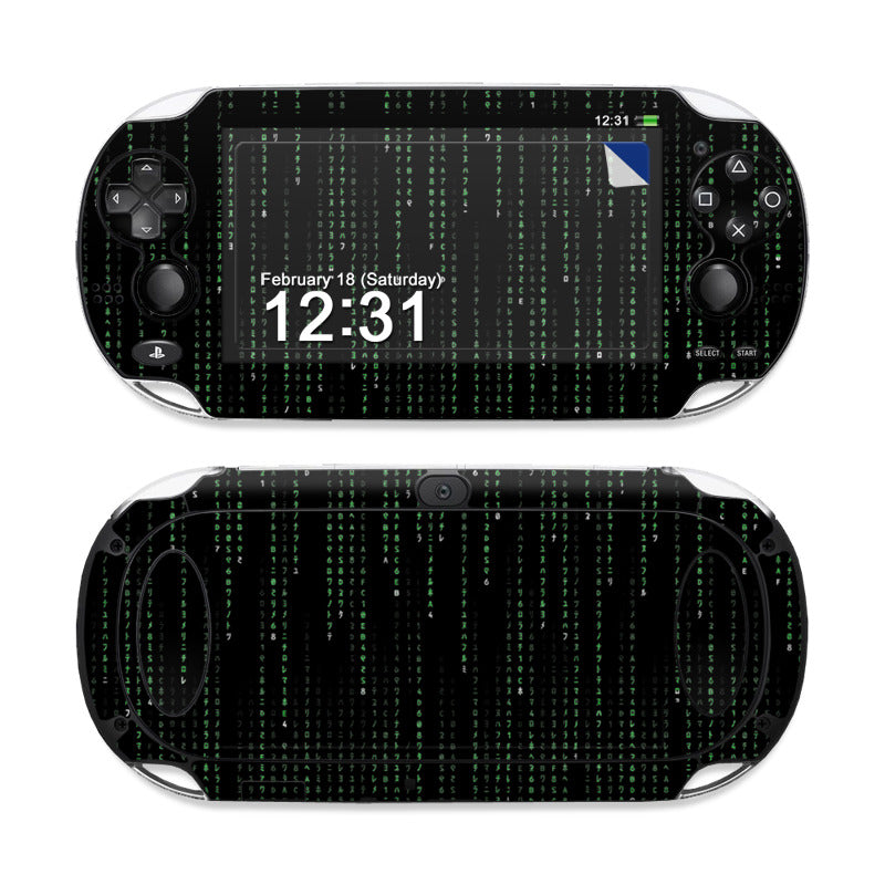 Matrix Style Code - Sony PS Vita Skin