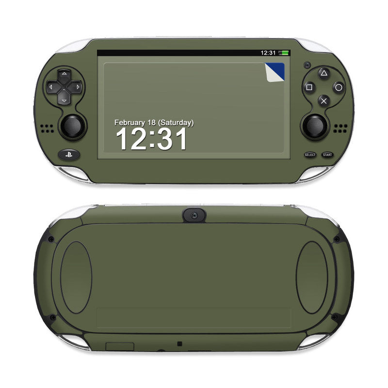 Solid State Olive Drab - Sony PS Vita Skin