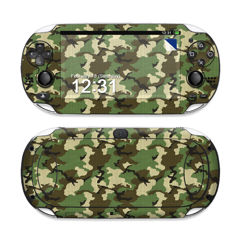 Woodland Camo - Sony PS Vita Skin