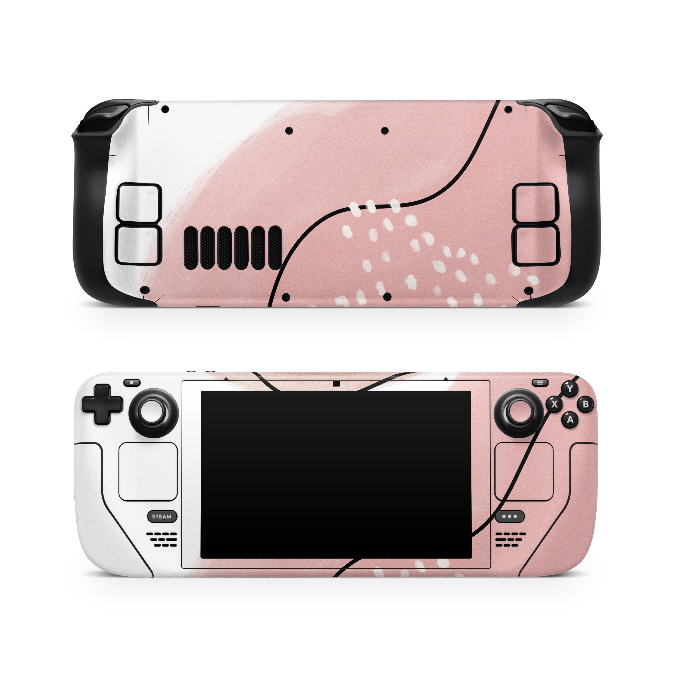 Abstract Pink and Brown - Valve Steam Deck Skin
