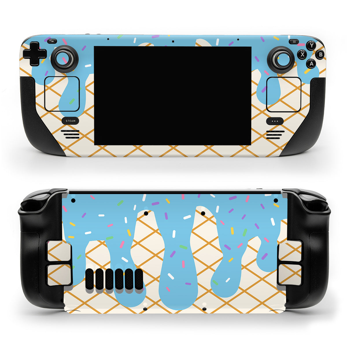 Cotton Candy Ice Cream Drip - Valve Steam Deck Skin