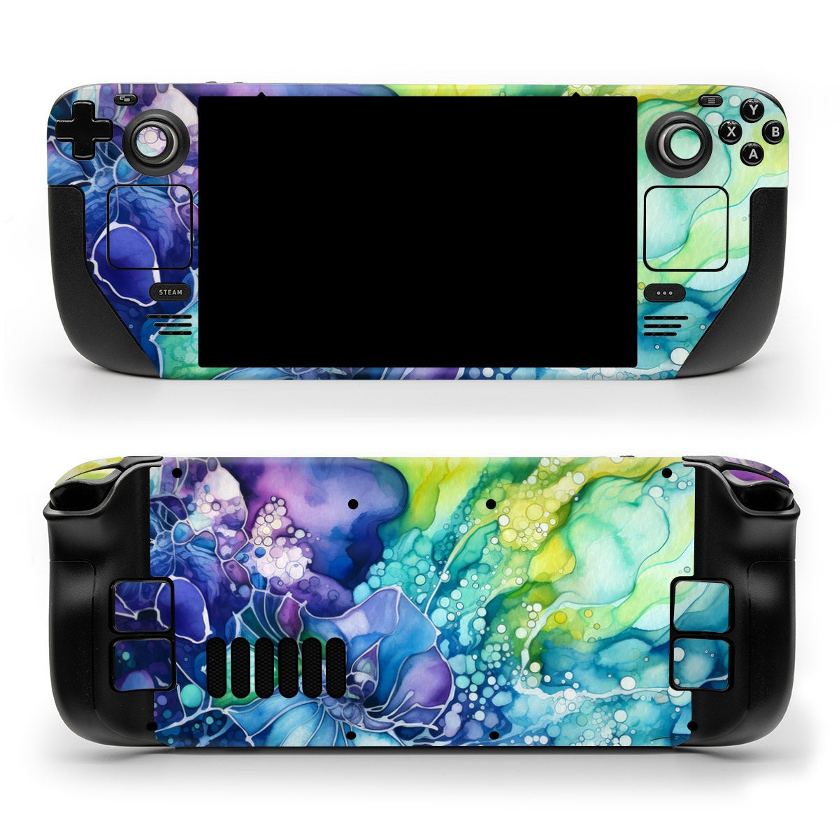 Watercolor Flora - Valve Steam Deck Skin