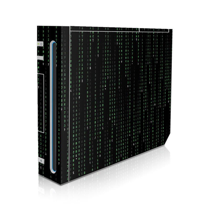 Matrix Style Code - Nintendo Wii Skin