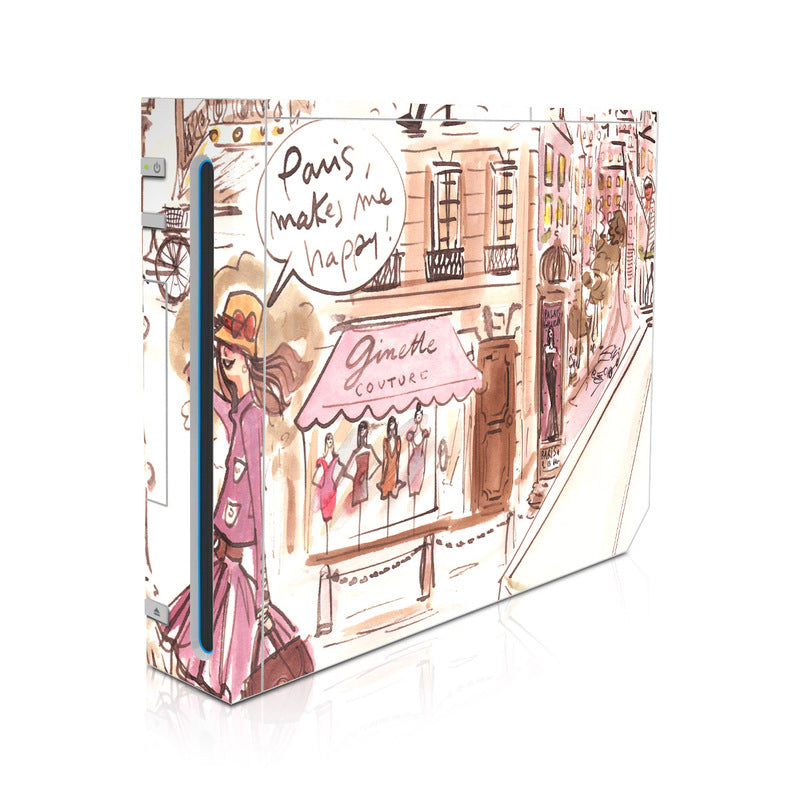 Paris Makes Me Happy - Nintendo Wii Skin