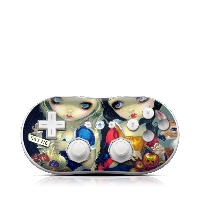 Alice & Snow White - Nintendo Wii Classic Controller Skin
