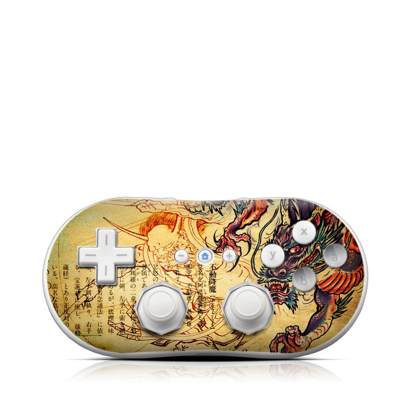 Dragon Legend - Nintendo Wii Classic Controller Skin