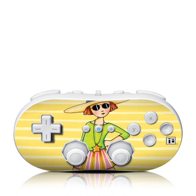 You Go Girl - Nintendo Wii Classic Controller Skin