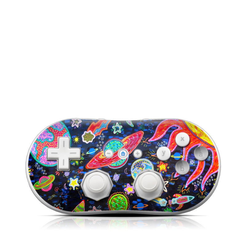 Out to Space - Nintendo Wii Classic Controller Skin