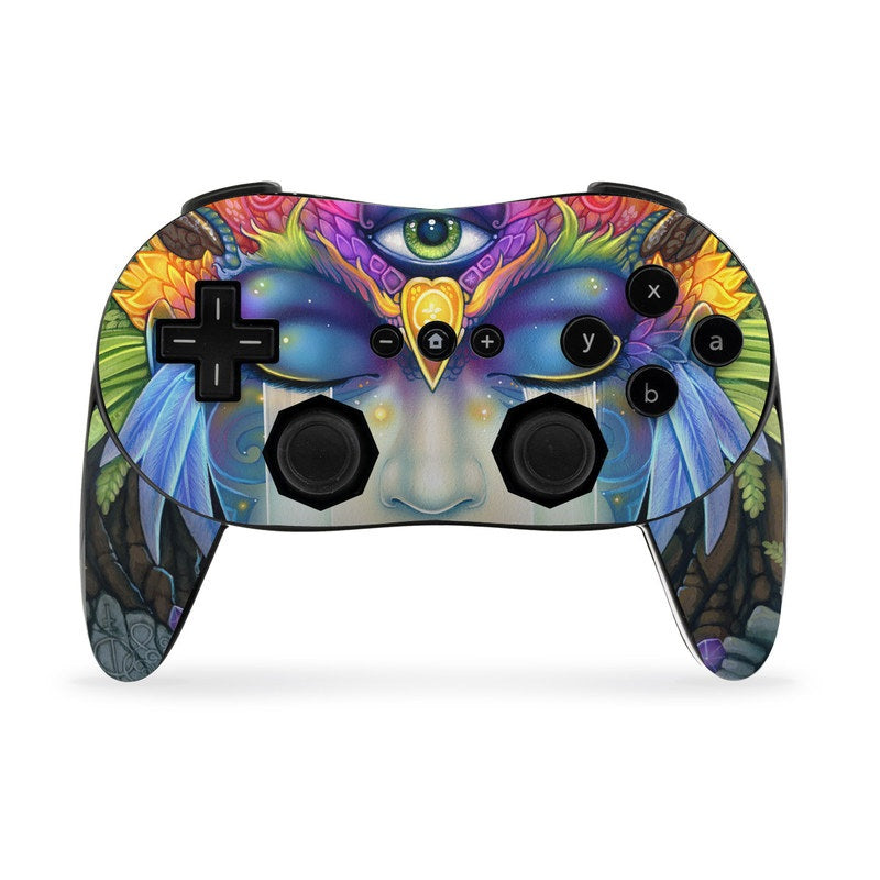Gaia Goddess - Nintendo Wii Classic Controller Pro Skin