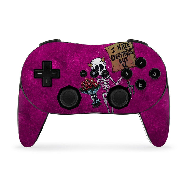 I Hate Everything But U - Nintendo Wii Classic Controller Pro Skin