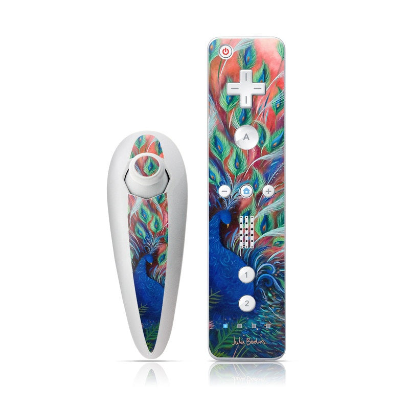 Coral Peacock - Nintendo Wii Nunchuk Skin