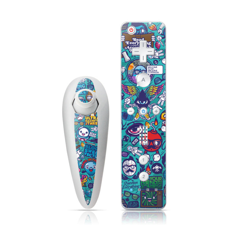 Cosmic Ray - Nintendo Wii Nunchuk Skin