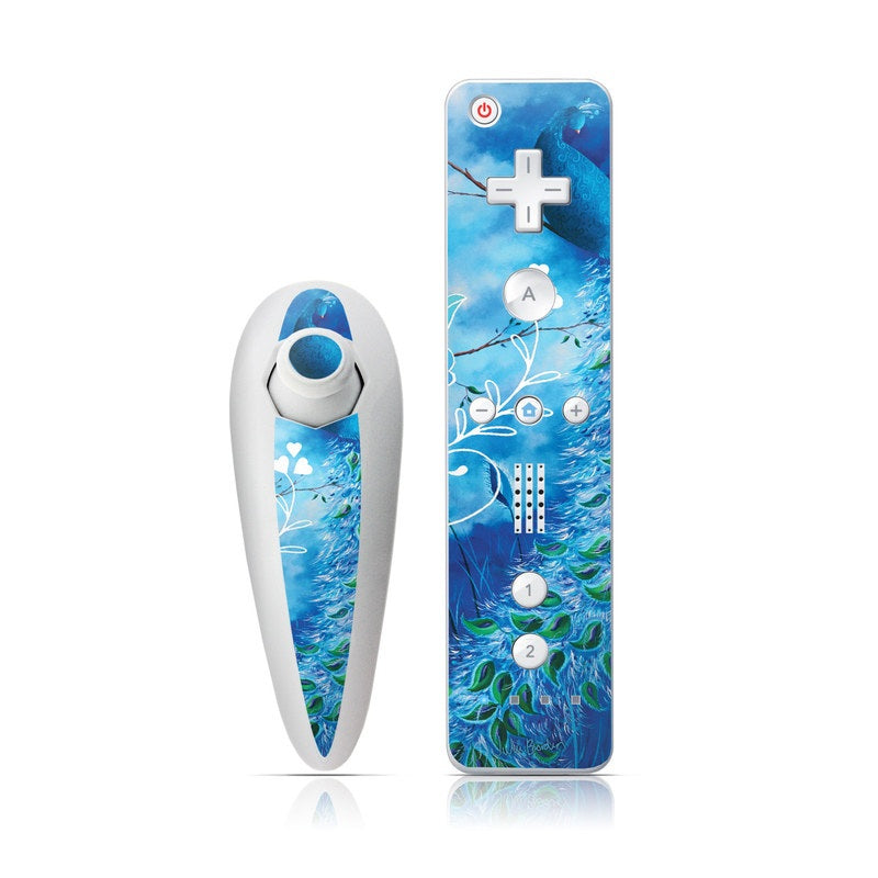 Peacock Sky - Nintendo Wii Nunchuk Skin