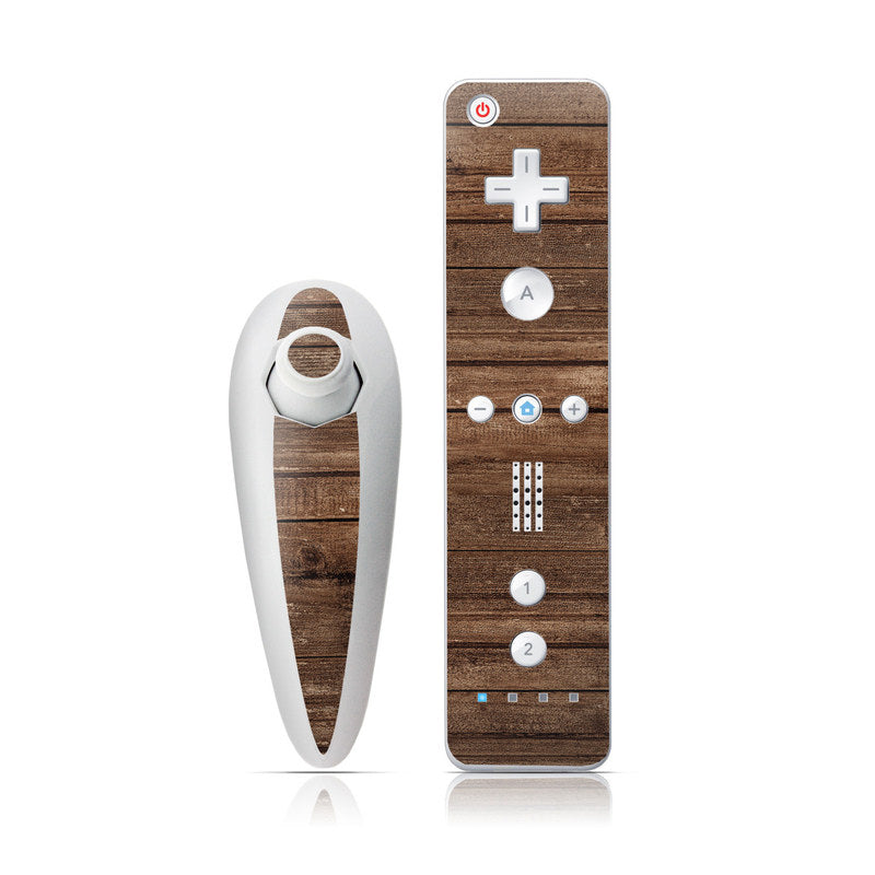 Stripped Wood - Nintendo Wii Nunchuk Skin
