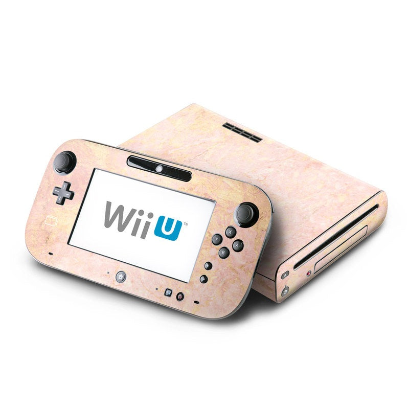 Rose Gold Marble - Nintendo Wii U Skin