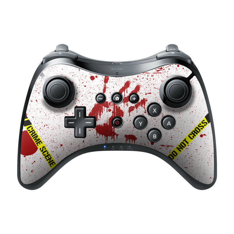 Crime Scene Revisited - Nintendo Wii U Pro Controller Skin