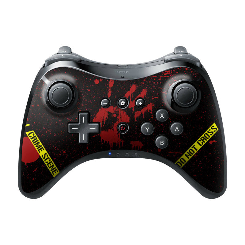 Crime Scene - Nintendo Wii U Pro Controller Skin