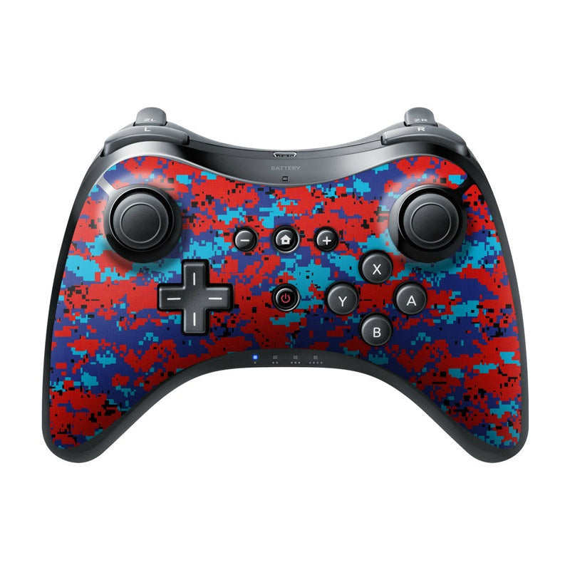 Digital Patriot Camo - Nintendo Wii U Pro Controller Skin