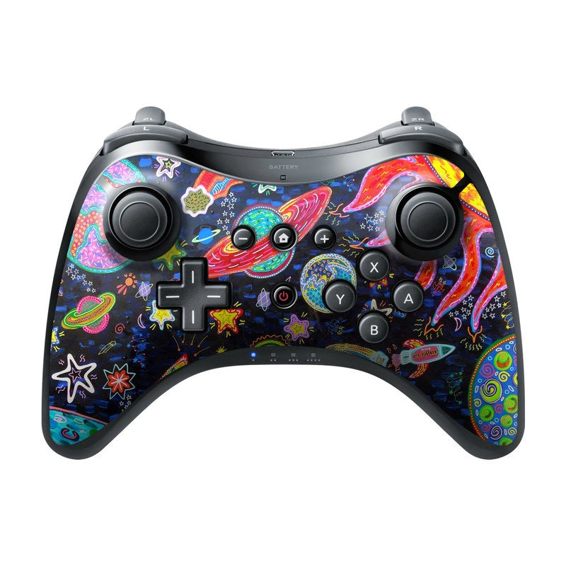 Out to Space - Nintendo Wii U Pro Controller Skin