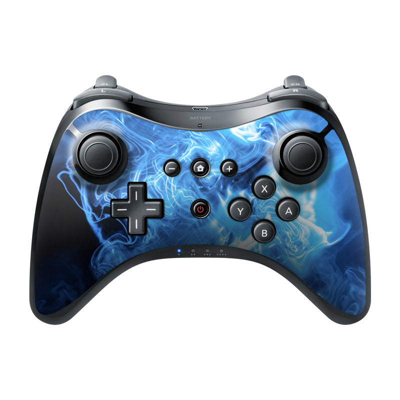 Blue Quantum Waves - Nintendo Wii U Pro Controller Skin