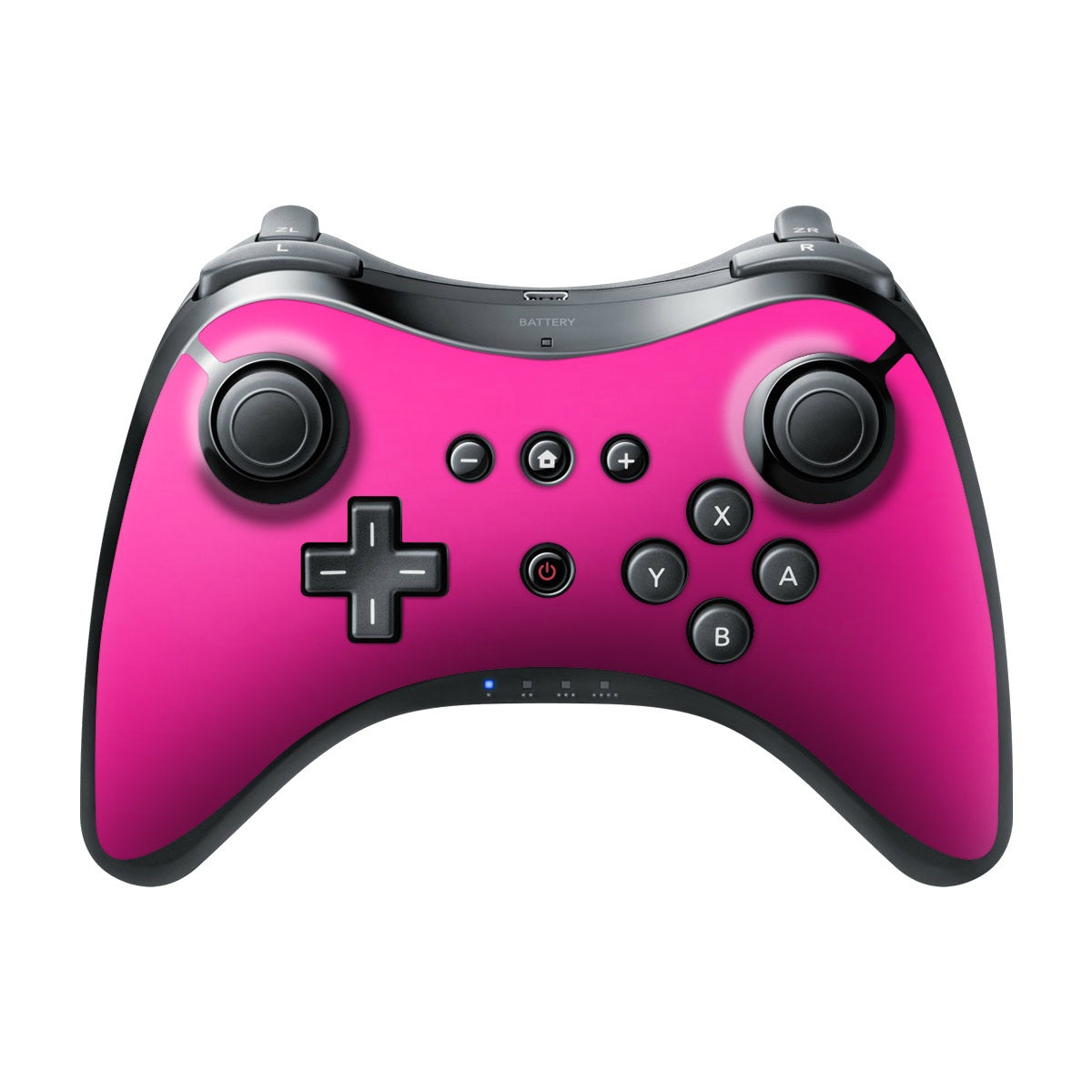 Solid State Malibu Pink - Nintendo Wii U Pro Controller Skin