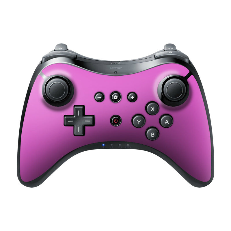Solid State Vibrant Pink - Nintendo Wii U Pro Controller Skin