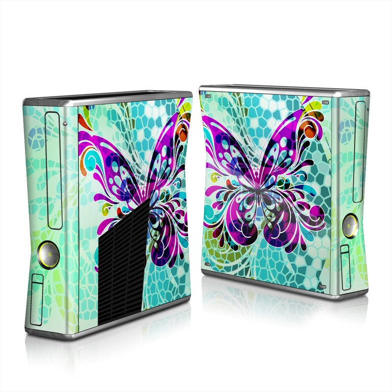 Butterfly Glass - Microsoft Xbox 360 S Skin