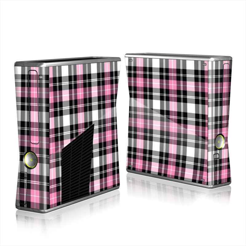 Pink Plaid - Microsoft Xbox 360 S Skin