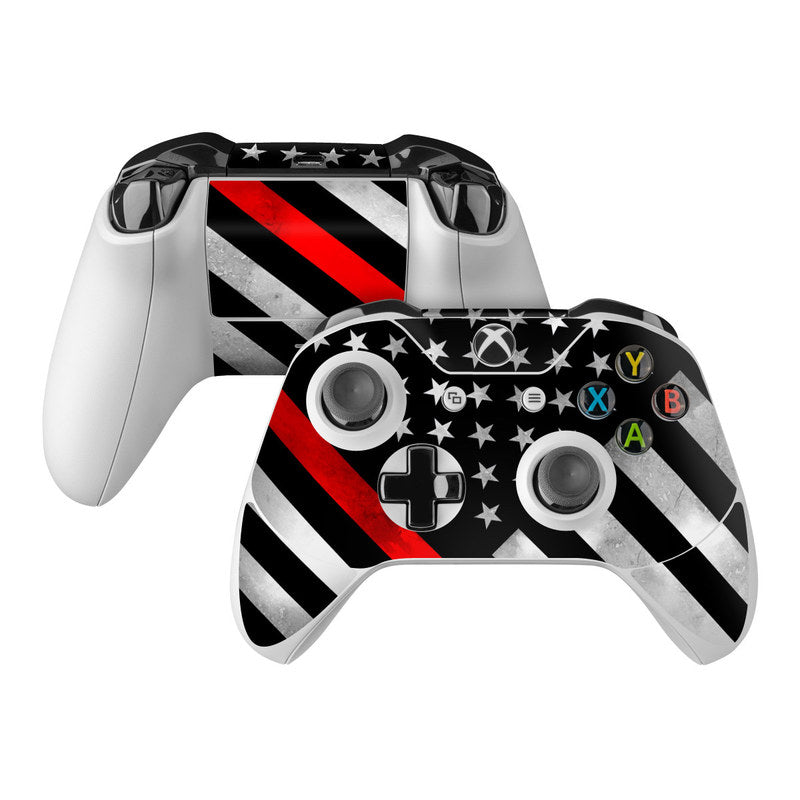 Thin Red Line Hero - Microsoft Xbox One Controller Skin