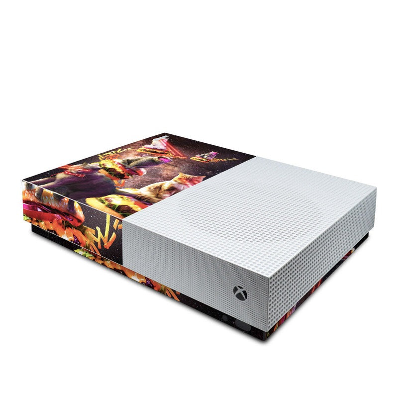 Burger Cats - Microsoft Xbox One S All Digital Edition Skin