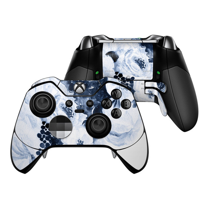 Blue Blooms - Microsoft Xbox One Elite Controller Skin