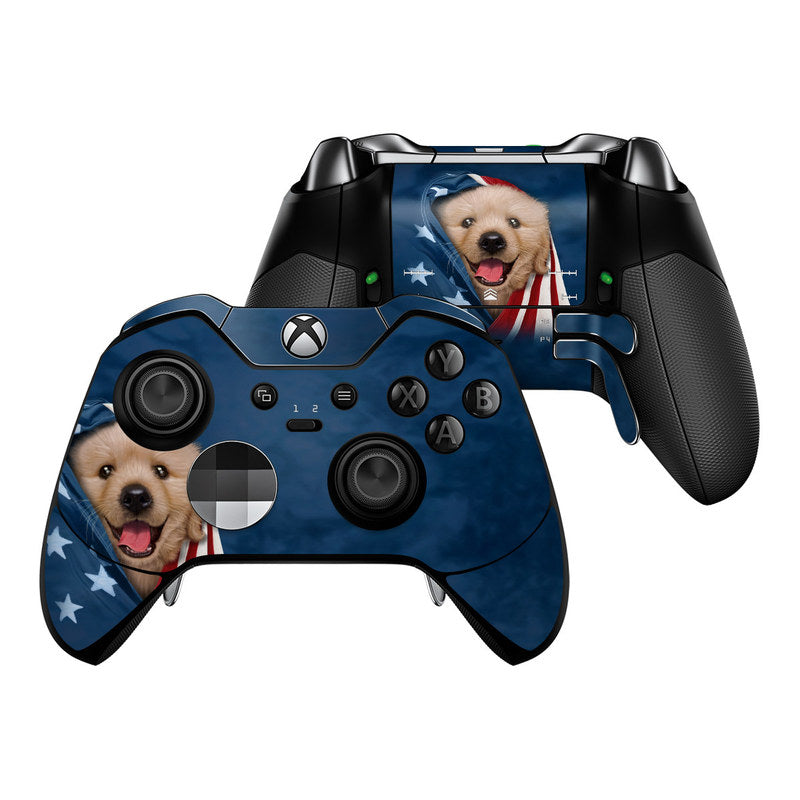 Patriotic Retriever - Microsoft Xbox One Elite Controller Skin