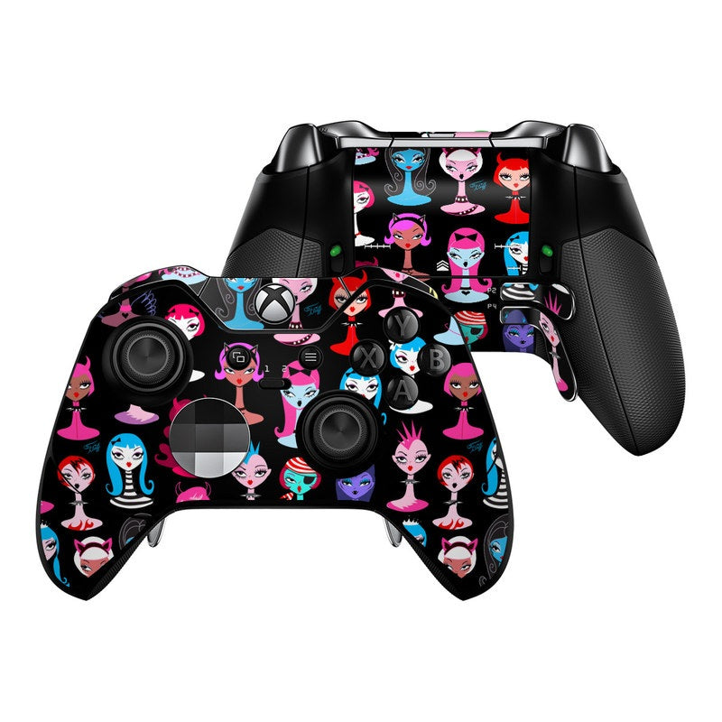Punky Goth Dollies - Microsoft Xbox One Elite Controller Skin