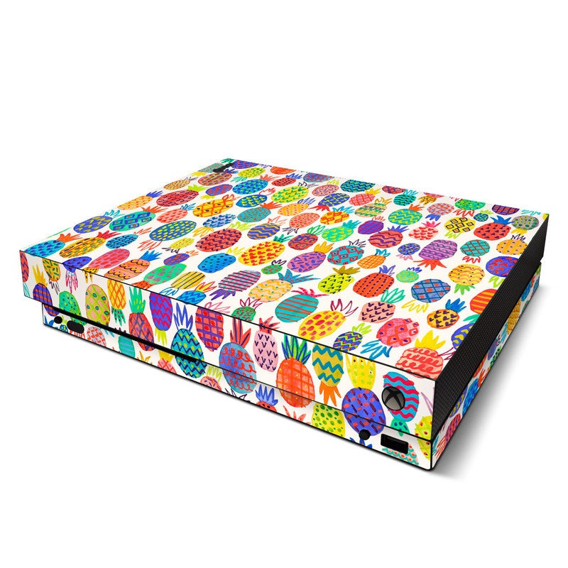 Colorful Pineapples - Microsoft Xbox One X Skin