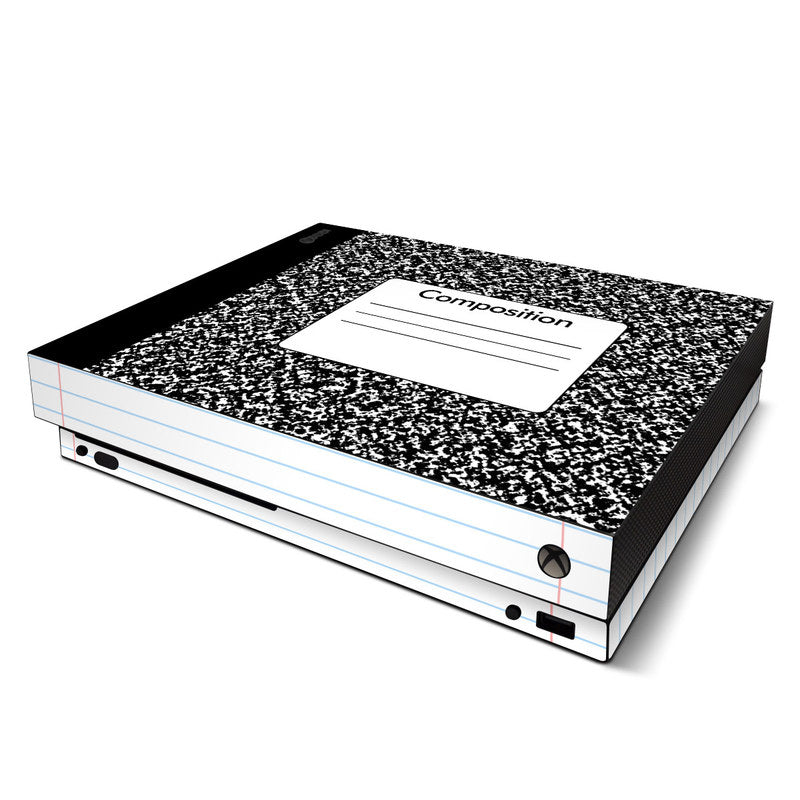 Composition Notebook - Microsoft Xbox One X Skin