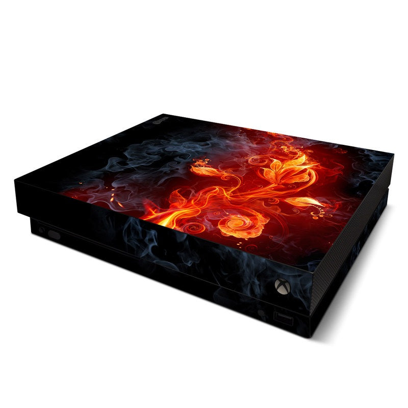 Flower Of Fire - Microsoft Xbox One X Skin