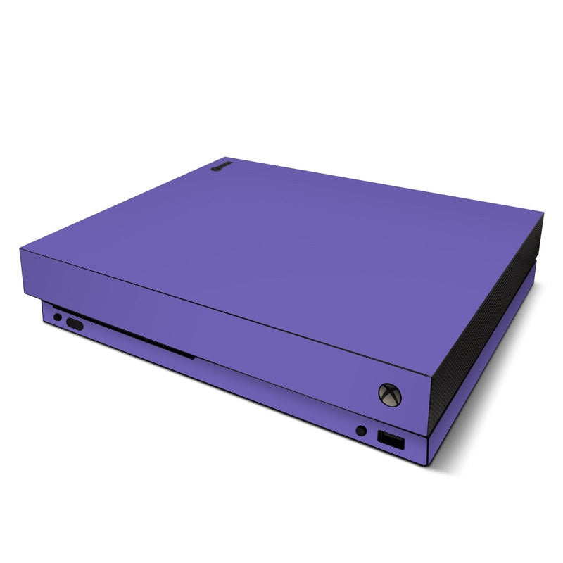 Solid State Purple - Microsoft Xbox One X Skin