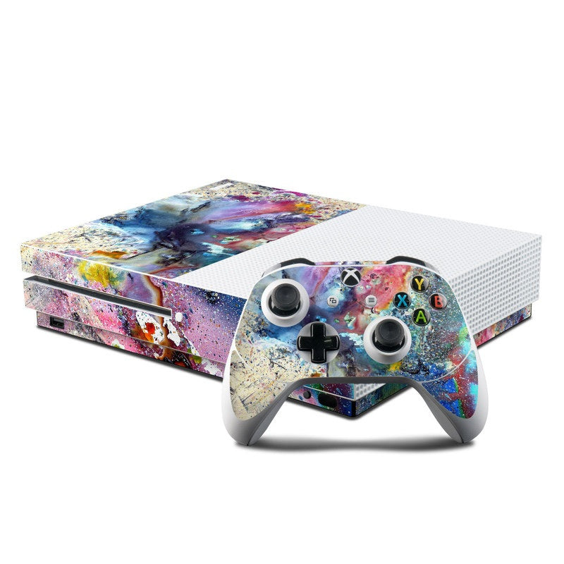 Cosmic Flower - Microsoft Xbox One S Console and Controller Kit Skin