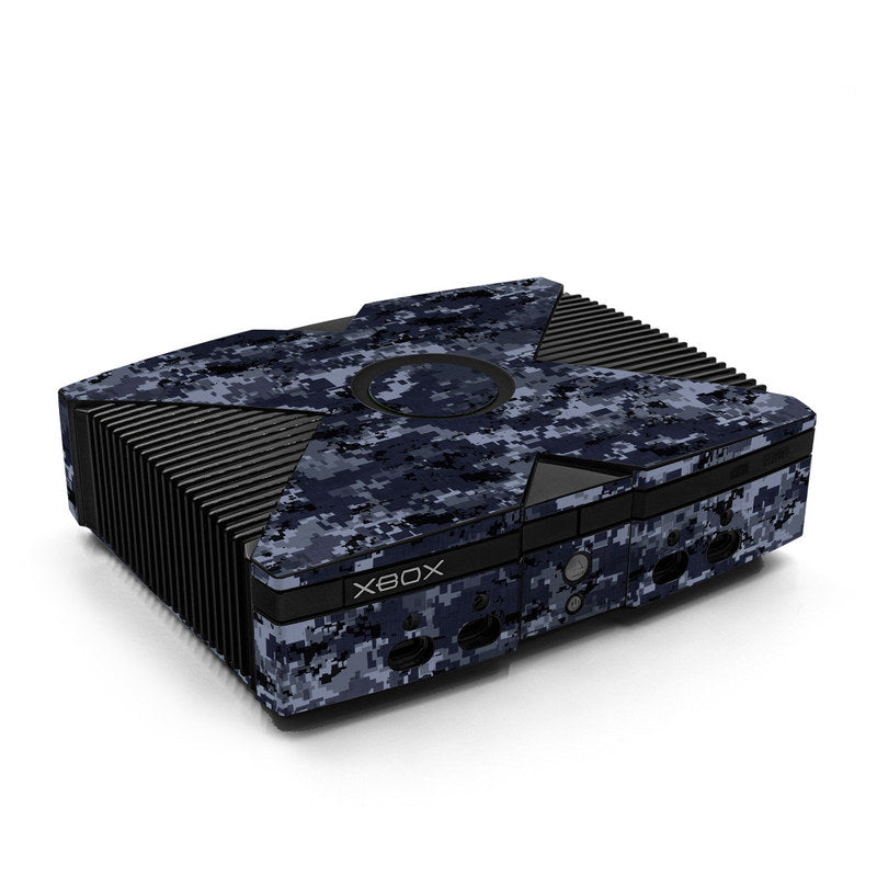 Digital Navy Camo - Microsoft Xbox Skin