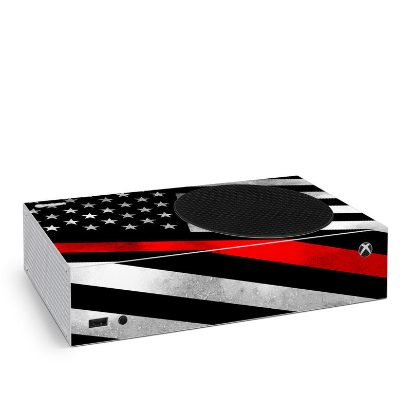 Thin Red Line Hero - Microsoft Xbox Series S Skin