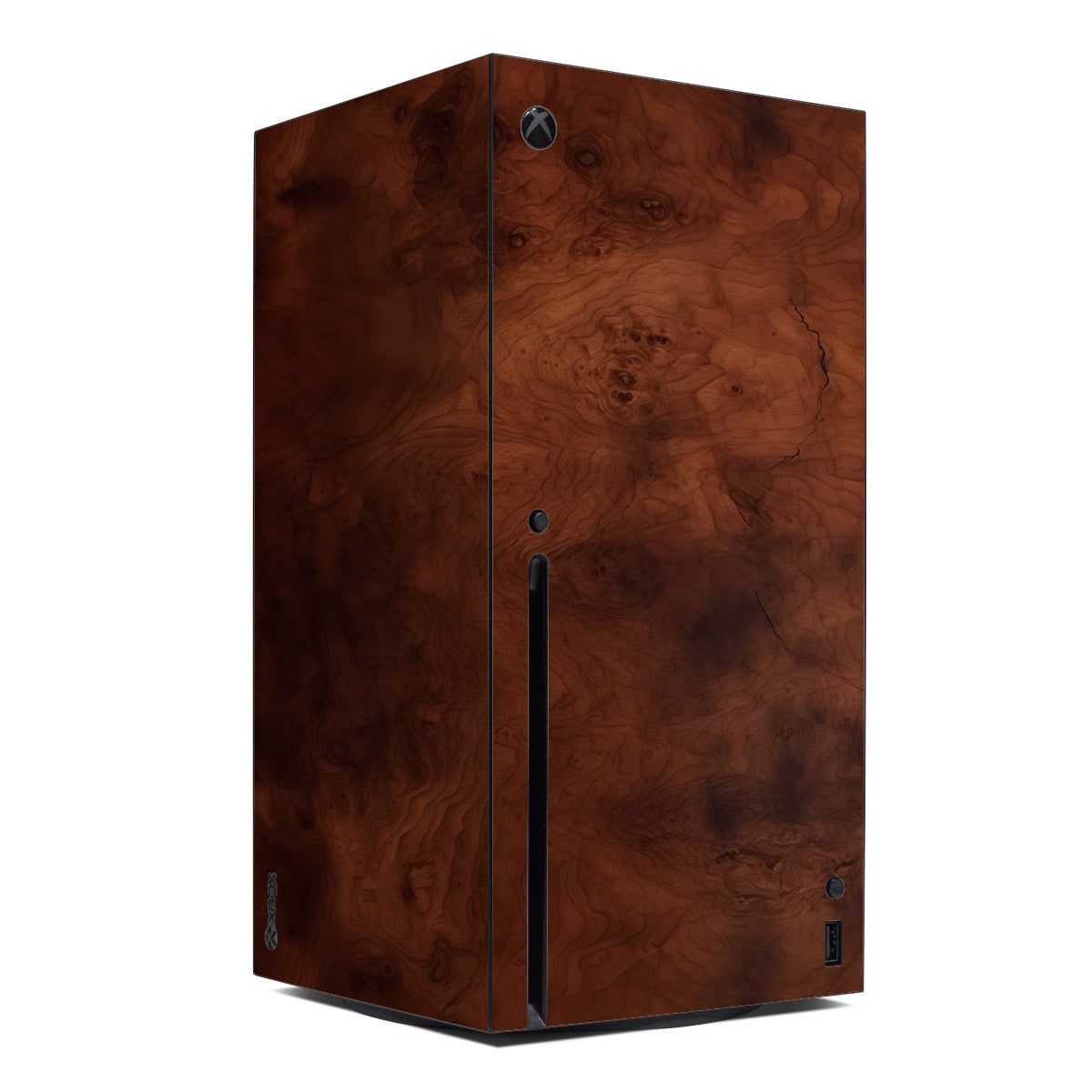 Dark Burlwood - Microsoft Xbox Series X Skin