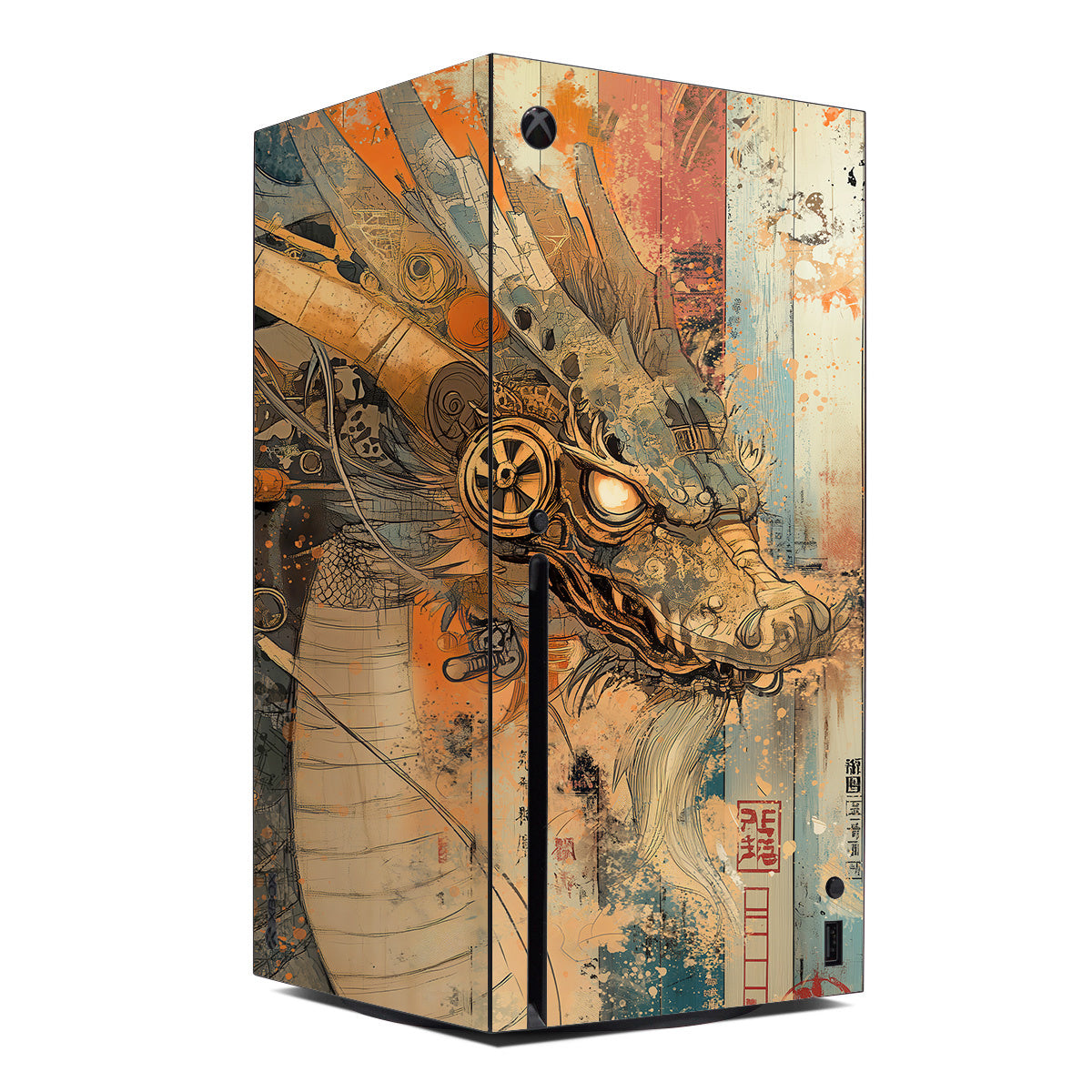 Orange Dragon - Microsoft Xbox Series X Skin