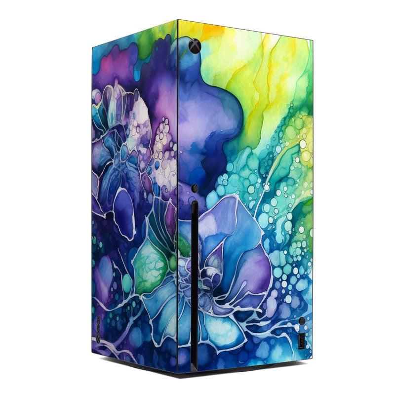Watercolor Flora - Microsoft Xbox Series X Skin