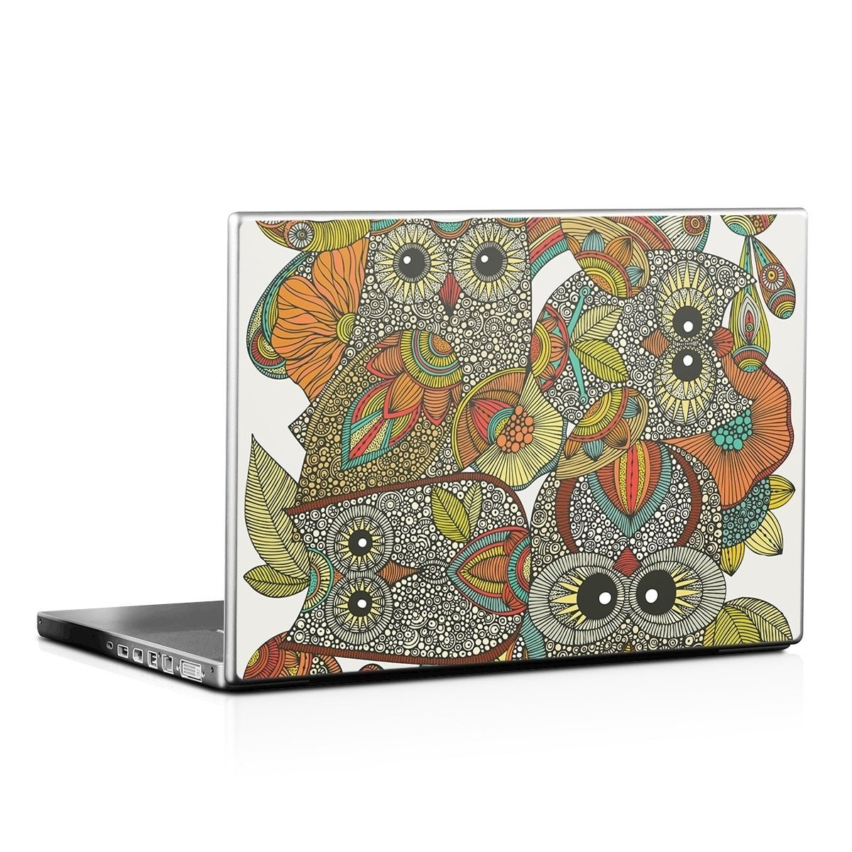 4 owls - Laptop Lid Skin - Valentina Ramos - DecalGirl