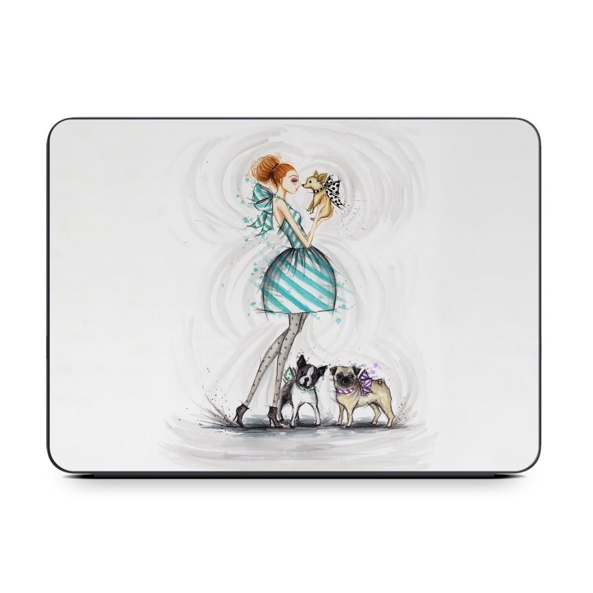 A Kiss for Dot - Apple Smart Keyboard Folio Skin - Bella Pilar - DecalGirl