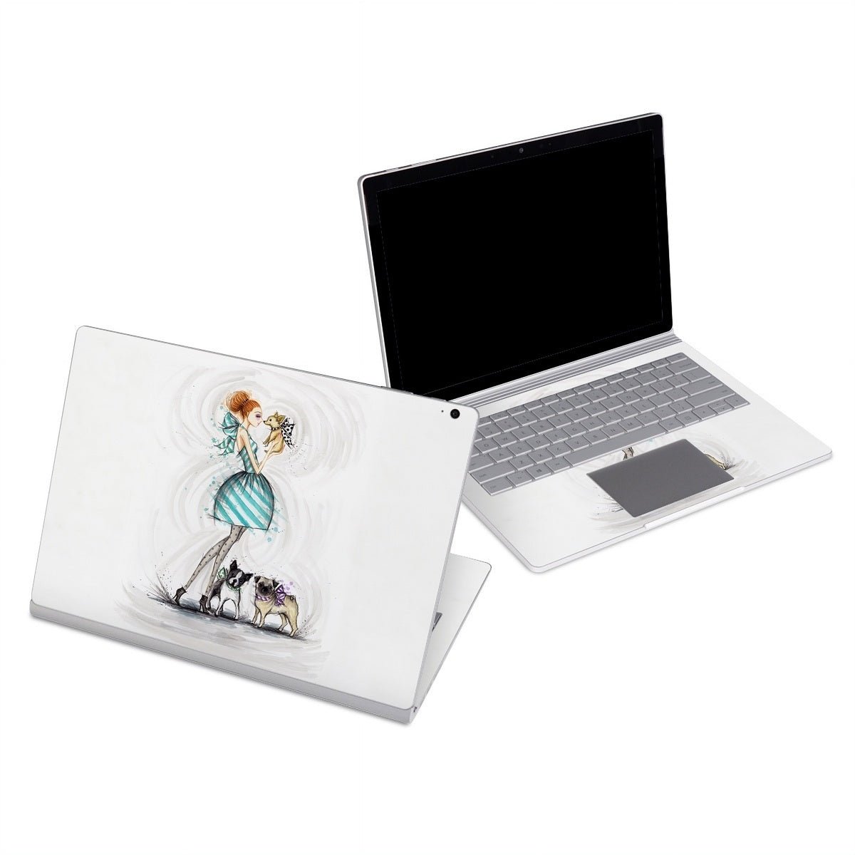 A Kiss for Dot - Microsoft Surface Book Skin - Bella Pilar - DecalGirl