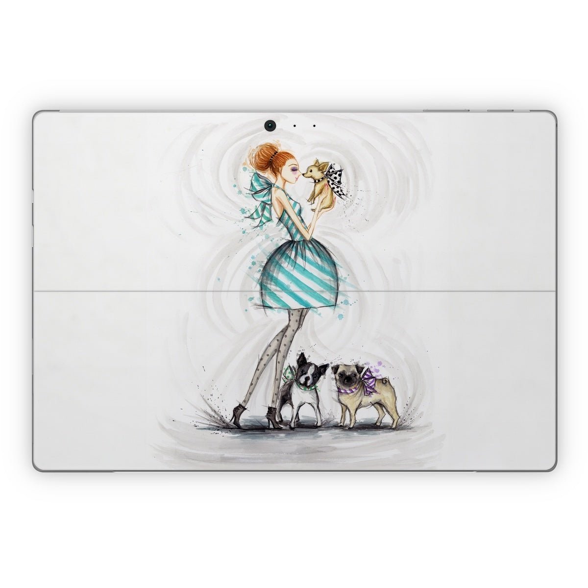 A Kiss for Dot - Microsoft Surface Pro Skin - Bella Pilar - DecalGirl