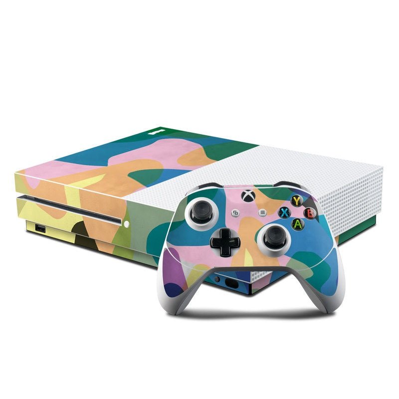 Abstract Camo - Microsoft Xbox One S Console and Controller Kit Skin - Ninola Design - DecalGirl