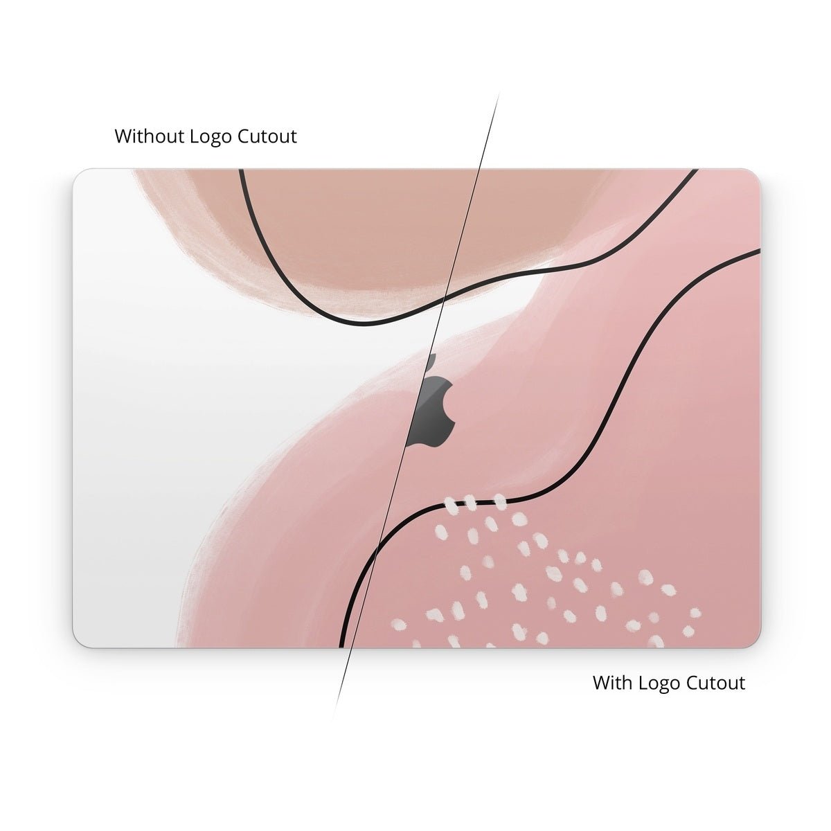 Abstract Pink and Brown - Apple MacBook Skin - Aleeya Marie Designs - DecalGirl