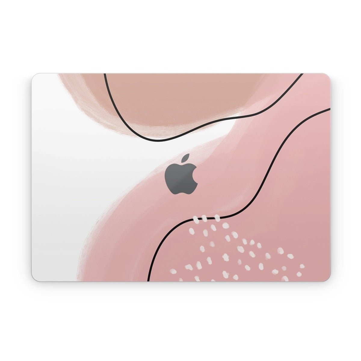 Abstract Pink and Brown - Apple MacBook Skin - Aleeya Marie Designs - DecalGirl